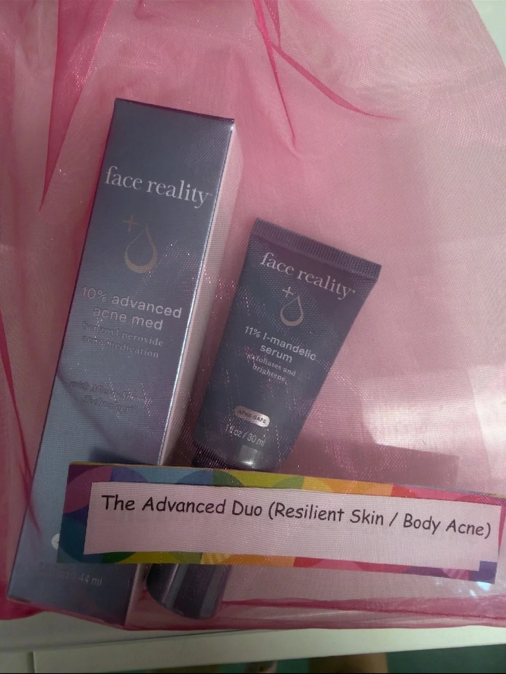 face reality Advanced Duo Skincare Set - Purple